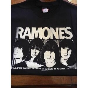 RAMONES - "Live at the Odeon" T-shirt ~Never‎ Worn~ SMALL